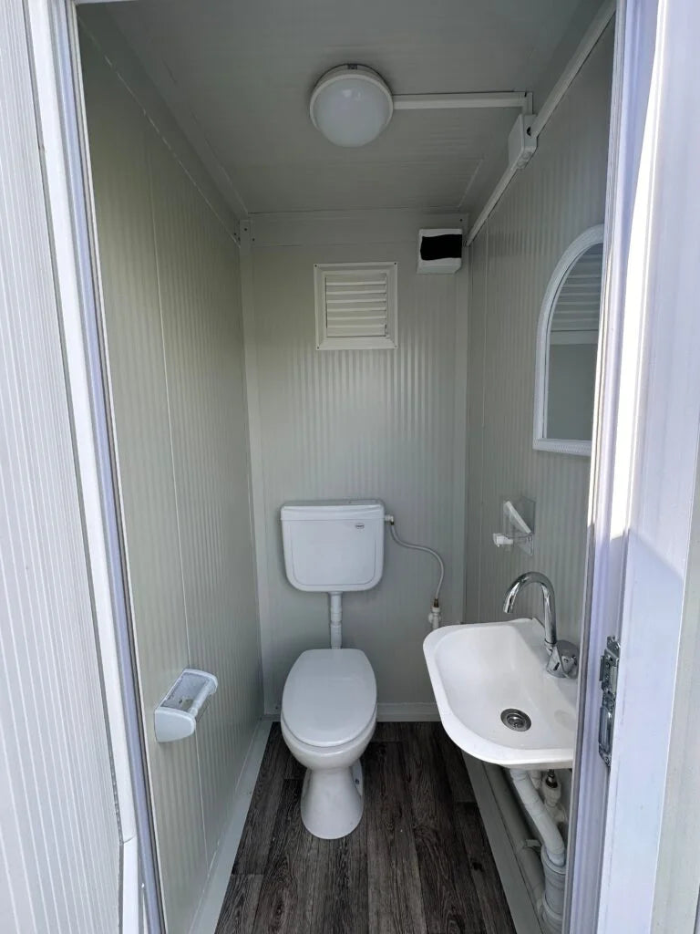 Conteneur de toilettes double 2,20 × 1,30 m