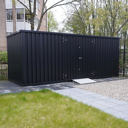 Conteneur de stockage de 5 x 2 mètres – avec double porte
