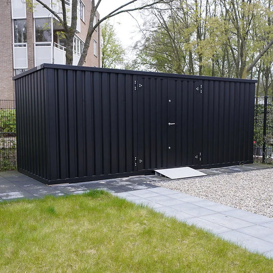 Conteneur de stockage de 5 x 2 mètres – avec double porte