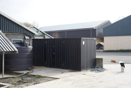 Conteneur de stockage de 5 x 2 mètres – avec double porte