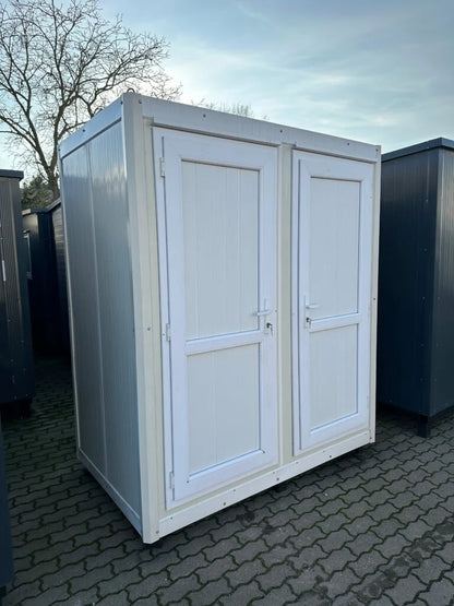 Conteneur sanitaire 1,30 × 2,05 m – WC double