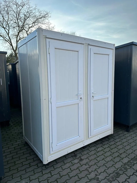 Conteneur sanitaire 1,30 × 2,05 m – WC double