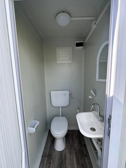 Conteneur de toilettes double 2,20 × 1,30 m