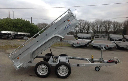 Remorque benne Lider robuste, PTAC 1500 kg, double essieu avec freins