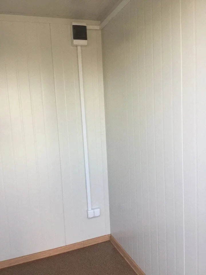 Bureau conteneur neuf 4×2,4 m – Poste de sécurité / Contrôle d'accès 9,6 m²