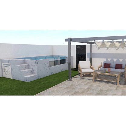 Piscine hors sol rigide en acier ILU PRO 230