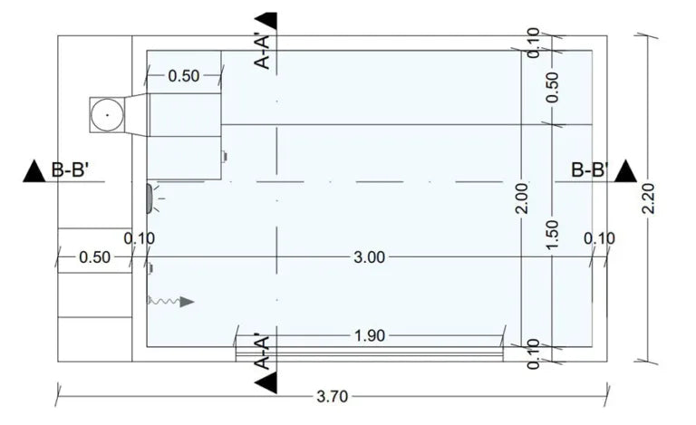 Piscine hors sol rigide en acier ILU PRO 230