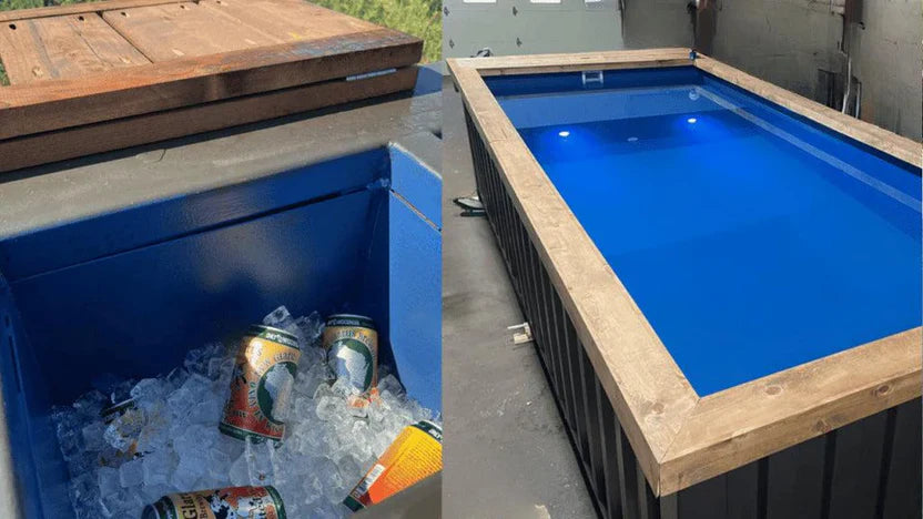 Piscine conteneur « One Tripper » de 6 m x 2,44 m
