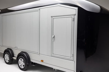 Remorque Debon Roadster 2000 fermée mesurant 2360 x 1320 mm