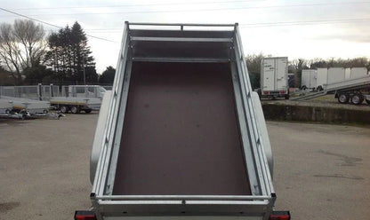 Remorque benne Lider robuste, PTAC 1500 kg, double essieu avec freins