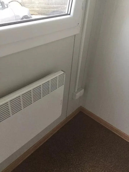 Bureau conteneur neuf 4×2,4 m – Poste de sécurité / Contrôle d'accès 9,6 m²